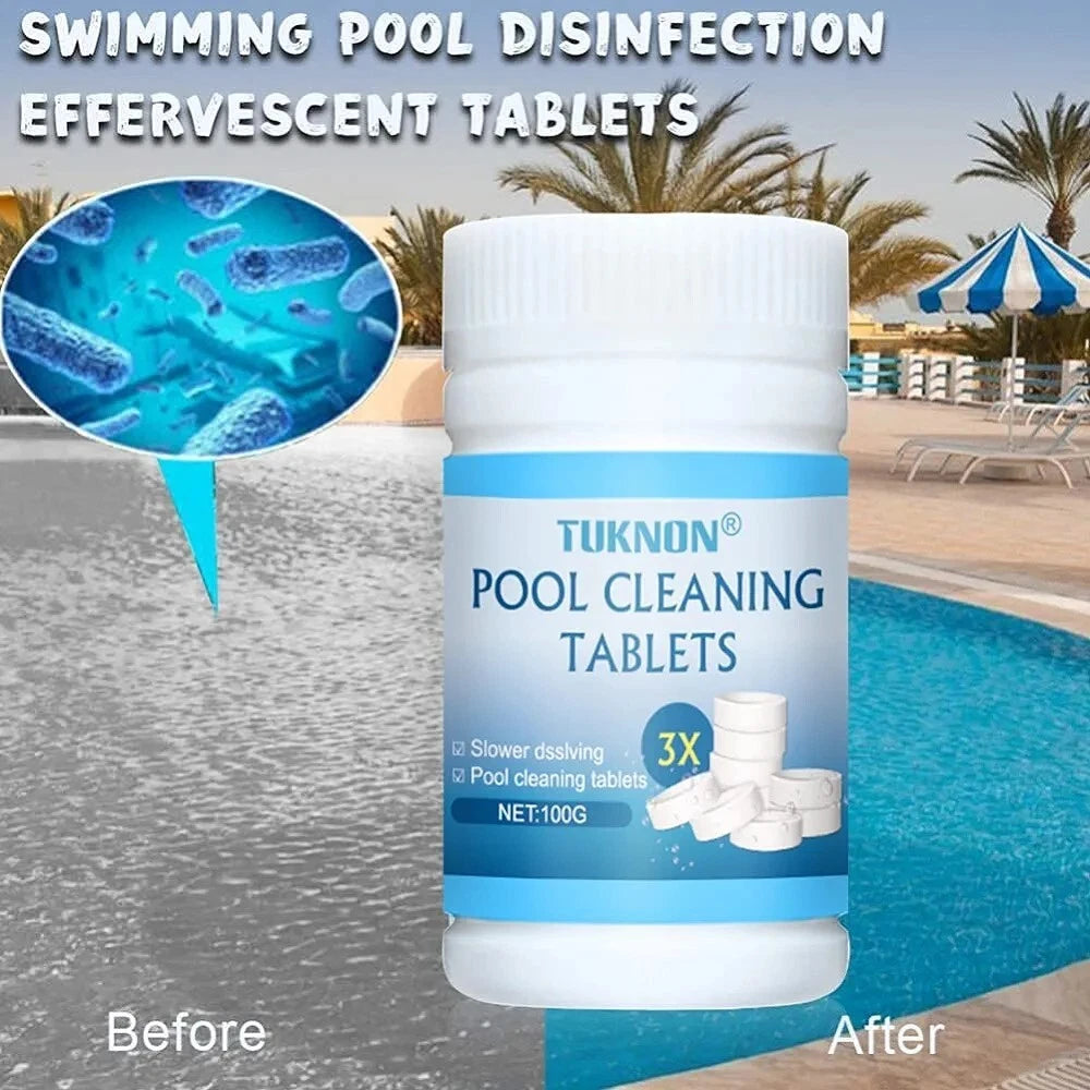 Pool Cleaning Tablets for Swimming Pool, Spa & Hot Tub