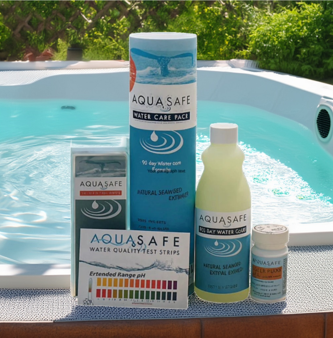 AquaSafe 90 Eco Hot Tub & Spa Water Care Pack