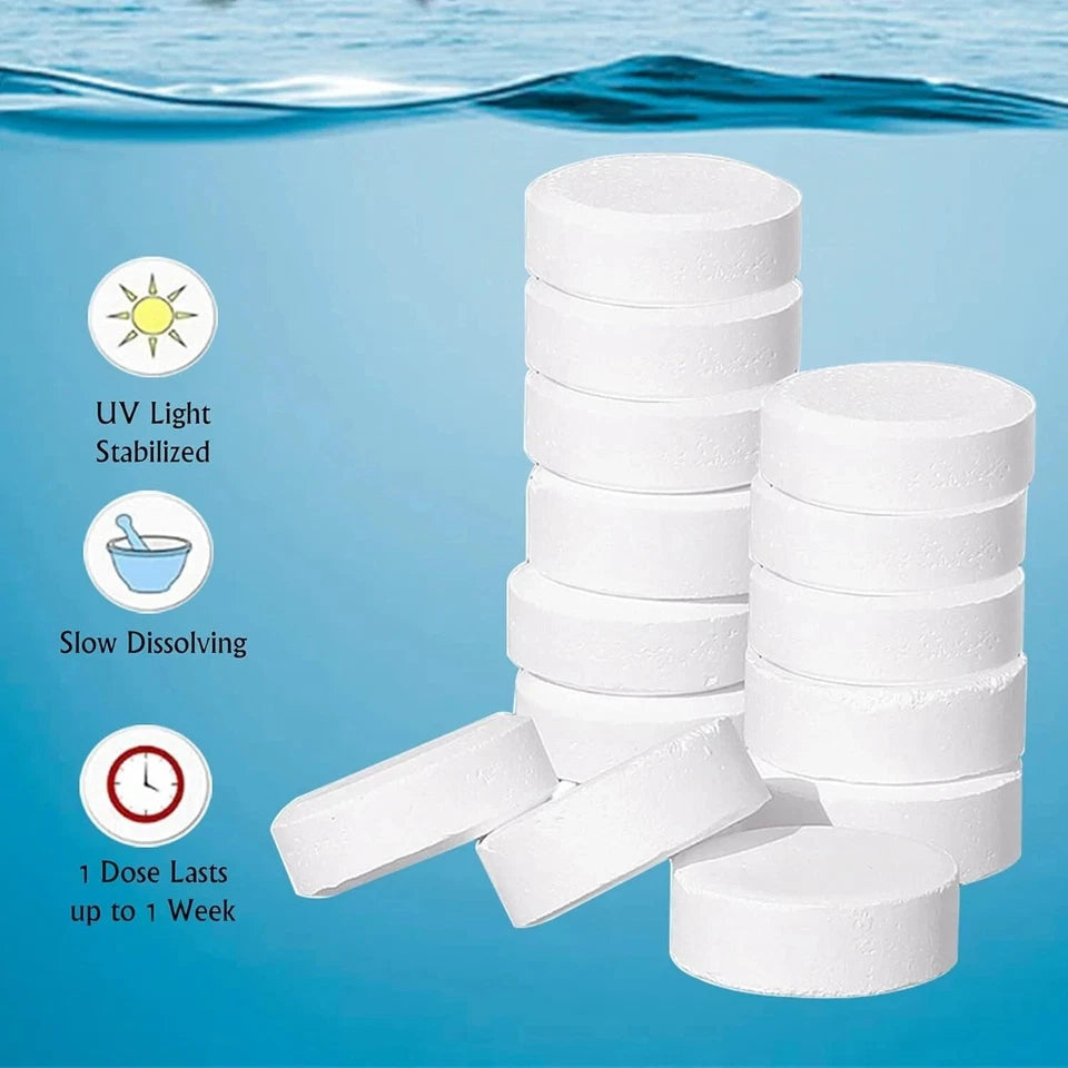 Pool Cleaning Tablets for Swimming Pool, Spa & Hot Tub