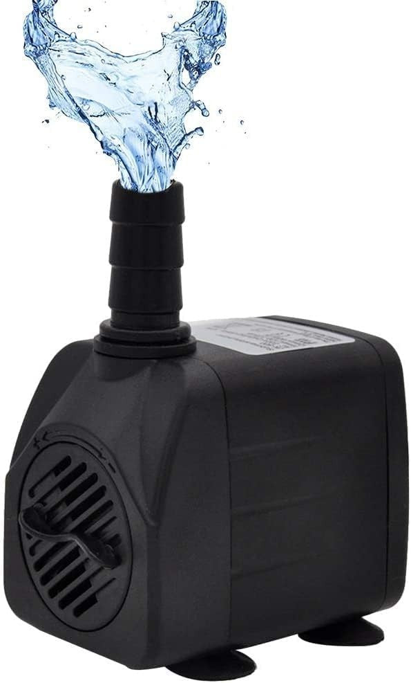 Submersible aquarium water pump detail