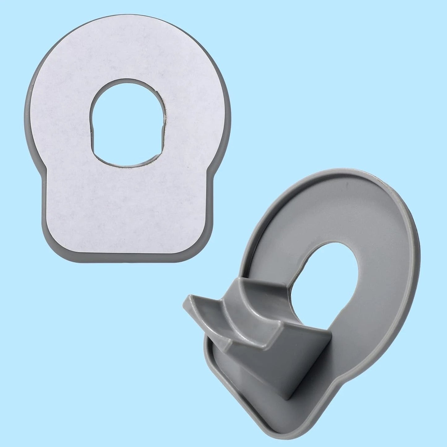 2 x Swimming Pool Pipe Holders – ABS Hose Support Brackets