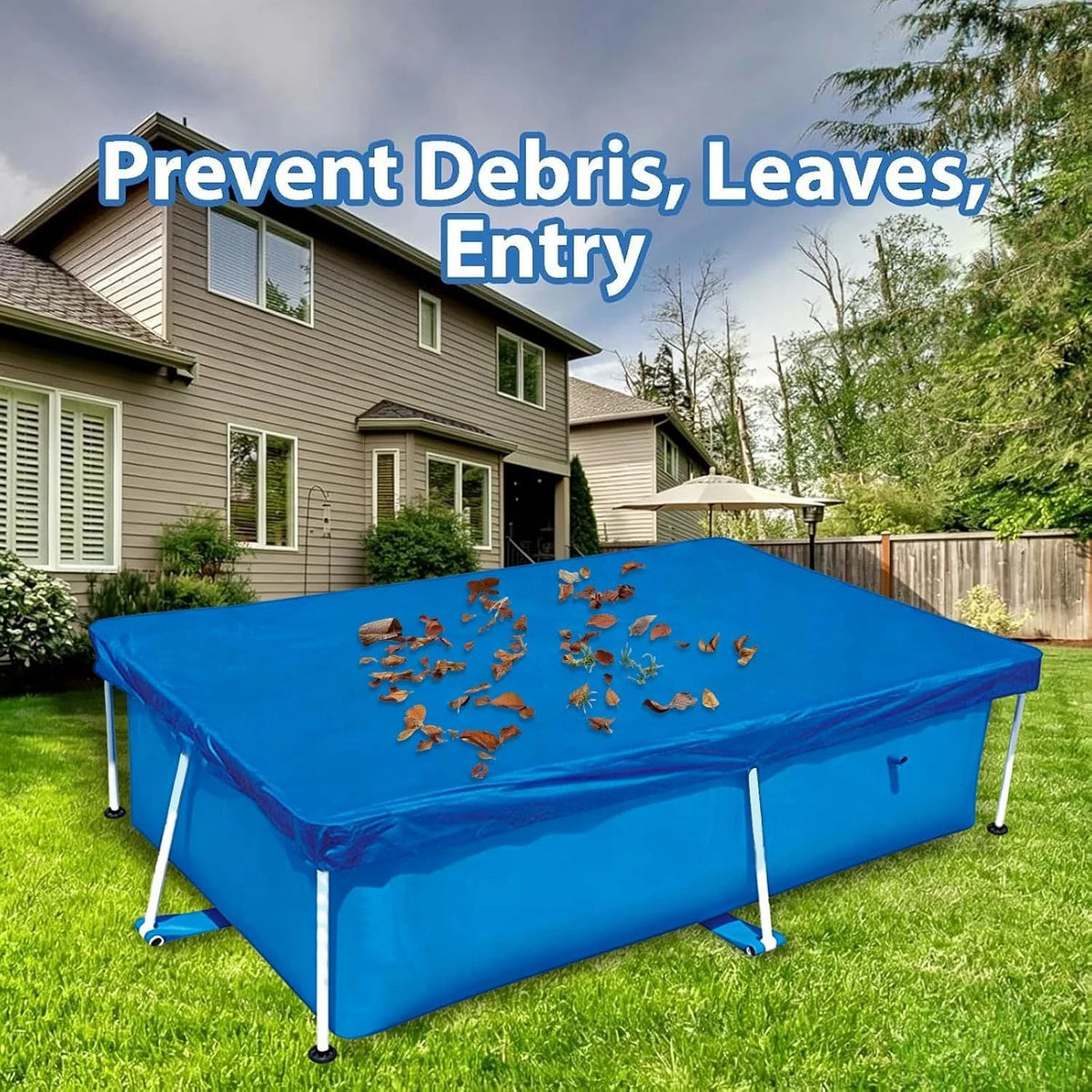 Rectangular pool cover 260 x 170 cm - view 6