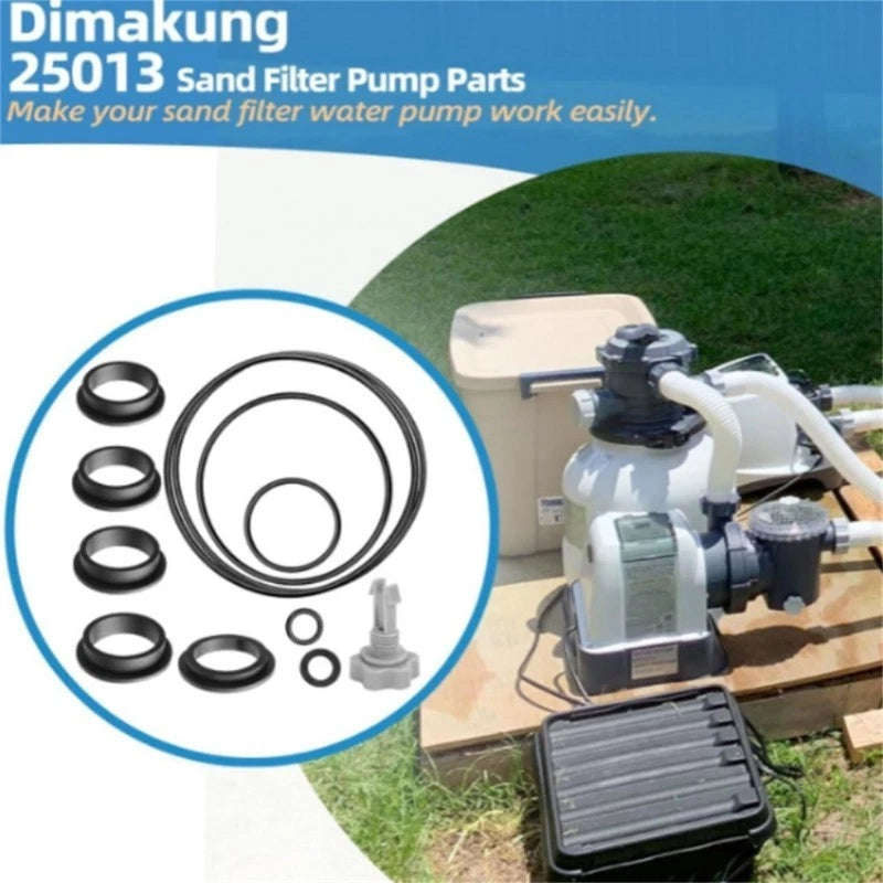 Swimming Pool Sand Filter Pumps Seal Gasket And O-Rings Valves Replacement Parts