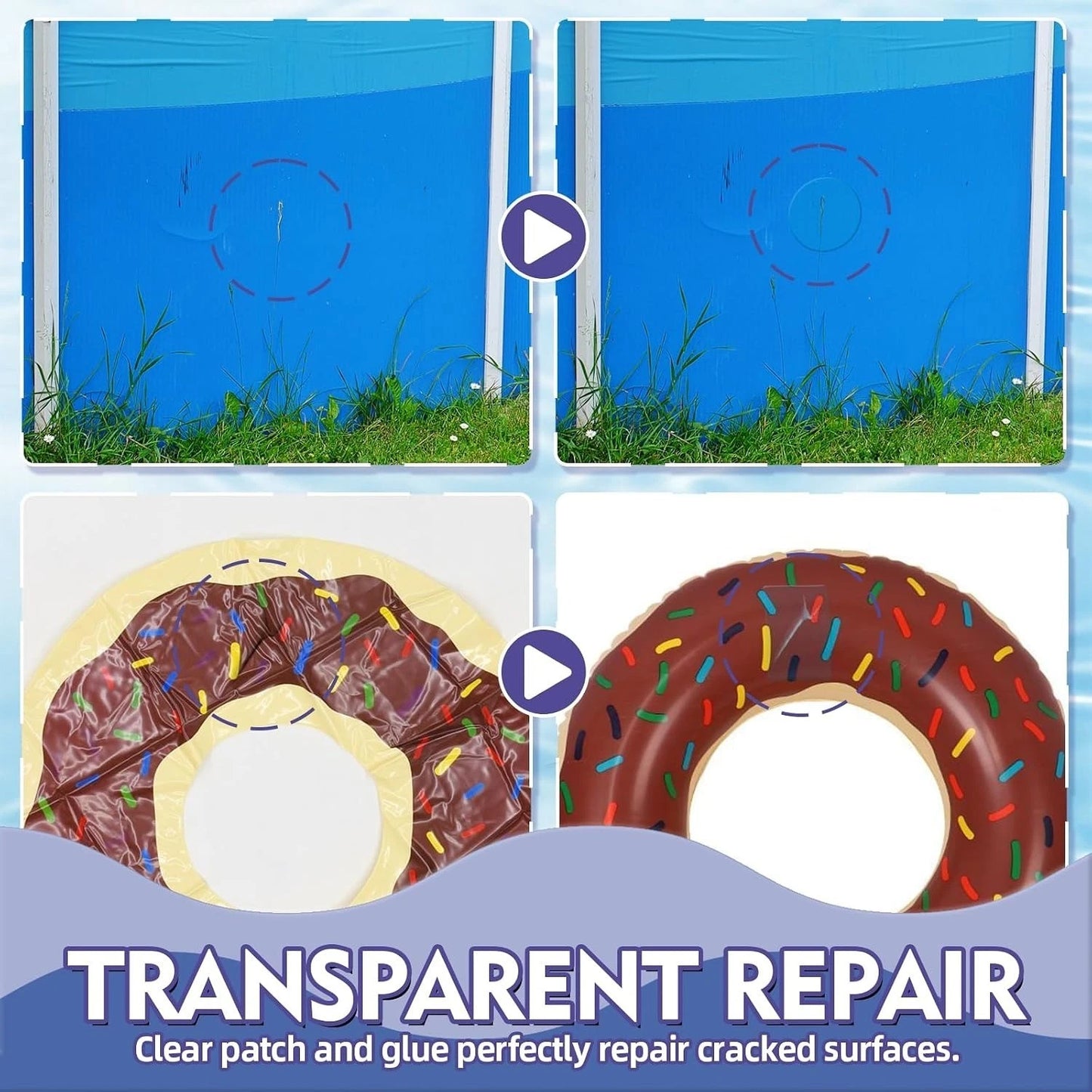 Inflatable Hot Tub , Paddling Pool, Inflatables Repair Kit